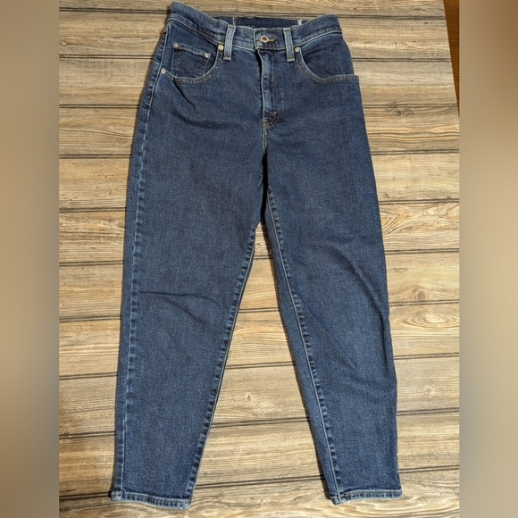 Levi's SilverTab size 27 ladies vintage jeans with tapered ankles - Picture 9 of 11